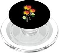 Fiori luminosi e vivaci con sole carino floreale pop art deco fiore PopSockets PopGrip per MagSafe