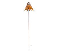 Fiori metallici per esterni, retrò in ferro con finitura ossidata | Picchetti da giardino retrò per decorazioni per cortile, sentieri, parchi vacanze e regali per la nuova casa