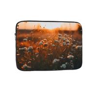 Fiori nel tramonto Custodia per laptop da 13 pollici, TSA Custodia protettiva per notebook antiurto Custodia protettiva per notebook resistente all'acqua Custodia per il trasporto del computer