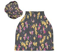 Fiori Ornamento Floreale Passeggino Tettoia Copri Seggiolino Copertura Infermieristica Auto per Bambini per L'Allattamento Al Seno Morbido Traspirante Elastica Tettuccio