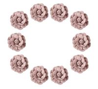 Fiori per Chioma Donna Rosa in Microfibra 10 Pezzi | Decorazioni per Chioma, Accessori Figli dei Fiori Donna, per Riparare Capi e Personalizzare Borse