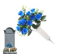 Fiori per ornamento artificiale realistico del cimitero presentano