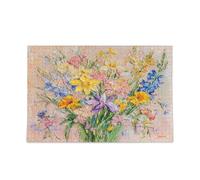 Fiori Primavera Narciso Iris Girasole Blush Puzzle per Adulti Unico Difficile e Sfida 500 pezzi