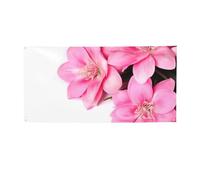 Fiori rosa Banner e cartelli per interni ed esterni Banner decorazione per feste Banner personalizzato con occhielli sfondo compleanno segno poster sfondo foto sfondo per eventi di nozze piccolo