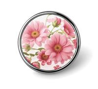 Fiori rosa Distintivo Rotondo Carino Spilla Cappelli Giacche Decorazione Personalizzata Spilla Abbigliamento Gioielli Accessori per Festa di Nozze Regalo