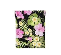 Fiori rosa tropicali e palme della giungla, Spremere il portafoglio superiore da donna Borsa portaoggetti Piccola portamonete Portamonete