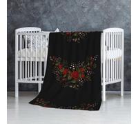 Fiori Rose Westernch,Coperta morbida, calda, anti-pilling, in flanella, peluche, 76 x 127 cm