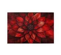 Fiori Rossi Sbocciano Attraverso Lo Schermo 1000 Pezzi Puzzle Per Adulti Puzzle In Legno Per Adulti Regali Home Decor