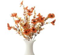 Fiori secchi, ornamento decorativo artificiale realistico | Mazzi di fiori secchi per matrimonio, giardino, cortile, portico, porta d'ingresso, balcone, decorazione per la casa