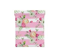 Fiori Strisce Rosa, Spremere il portafoglio superiore da donna Borsa portaoggetti Piccola portamonete Portamonete