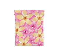 Fiori tropicali rosa e arancioni, Spremere il portafoglio superiore da donna Borsa portaoggetti Piccola portamonete Portamonete
