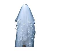 Fiori Velo da Sposa Veli da Sposa Lunghi con Copertura a Pettine Perle for Il Copricapo da Sposa