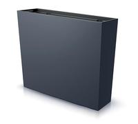Fioriera 77x23x68cm | Fioriera in plastica, resistente agli agenti atmosferici e versatile | Fioriera ideale per balconi e interni | Fioriera dal design elegante | Antracite