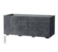 FIORIERA 99 CM DEROMA MILLENNIUM R ANTRACITE CON RISERVA ACQUA