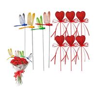 Fioriera a forma di libellula, decorazione da giardino, a forma di cuore, per paesaggisti, interni ed esterni, sentieri, , cortili, giardini, balconi, compleanni, San