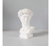 Fioriera a forma di testa in stile greco romano, urna per piante in resina resistente, per interni ed esterni, 18 x 28 cm, decorazione artistica per vasi di fiori e per la casa