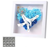 Fioriera a LED per madre e figlie collegate tra loro, personalizzata con luce a LED, per la festa della mamma, regalo per la festa della mamma