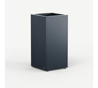 Fioriera Alta Herstera PLANTER COLUMN in Metallo colore Antracite 50x50x100 cm