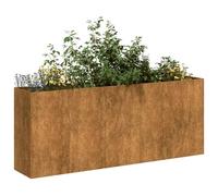 Fioriera Arrugginita 200x40x80 cm in Acciaio Corten (25,55KG)
