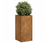 Fioriera Arrugginita 40x40x80 cm in Acciaio Corten (8,75KG)