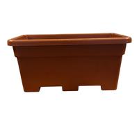 Fioriera artplast vaso rettangolare Maxi piante e fiori colore cotto 80x38x38 cm