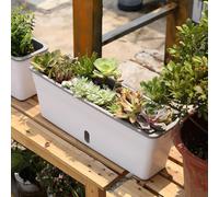 Fioriera autoirrigante moderna e decorativa per piante da giardino, per uso