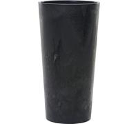 LOCON Stone - Vaso in plastica effetto cemento, 25 x 46,5 cm, con inserto