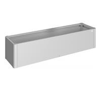 Fioriera BELVEDERE 200 in Metallo Biohort Argento Metal