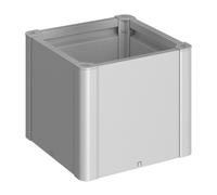 Fioriera BELVEDERE 50 in Metallo Biohort Argento Metal