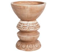 Fioriera Boho in magnesio per interni e per esterni marrone chiaro Disporum