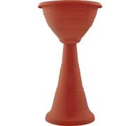 FIORIERA 'CAMPANA' A COLONNA Ø 39x70h cm - Colore bianco