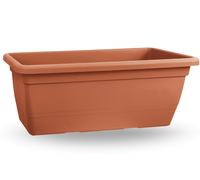 FIORIERA CASSETTA VASO PLASTICA 100-80-60cm GIARDINO TERRAZZO PIANTE SIEPE