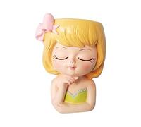 Fioriera con Faccia Bambina: Adorabile Vaso per piante grasse con Faccio, vasi con fori di drenaggio | Mini caratteristica incantevole del giardino, beneficio contenitore di cact