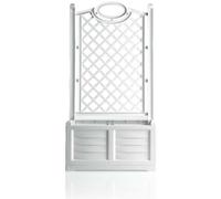 Fioriera con spalliera Bama Separè cm 80x42,5xH150 Lt.120 riserva d' acqua
