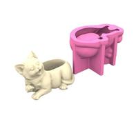 Fioriera Creativa Per Cani Robusto Stampo In Silicone Artistico Riutilizzabile Cemento Fuso Forniture Artigianali Accessorio La Casa E Giardino Stampo Fioriera In Cemento