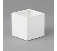 Fioriera Cubo Herstera PLANTER CUBE 50 in Metallo colore Bianco 50x50x50 cm