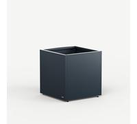 Fioriera Cubo Herstera PLANTER CUBE 60 in Metallo colore Antracite 60x60x60 cm