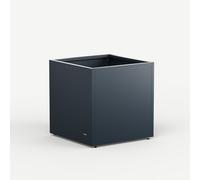 Fioriera Cubo Herstera PLANTER CUBE 70 in Metallo colore Antracite 70x70x70 cm