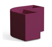 FIORIERA CURVA VASO ANGOLARE RESINA GIARDINO TERRAZZO PISCINA LOUNGE VARI COLORI