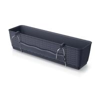 Fioriera da Balcone Ratolla Case DRL600PW-S433 Colore Antracite