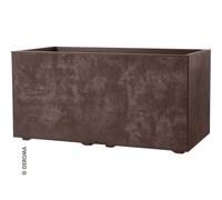 Fioriera da esterno Deroma Millenium R 79 cm marrone Di colore marrone