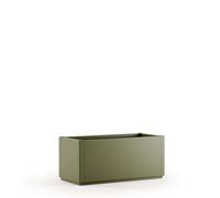 Fioriera da esterno Ethica in plastica verde oliva 35x80x36 cm Verde - oliva