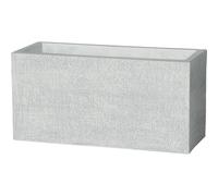 Fioriera da esterno in cemento beige 79x30x35 cm Beige