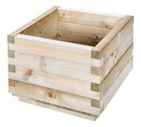 Fioriera da esterno Mango in legno naturale 40x32x40 cm Naturale