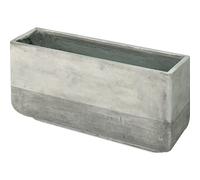 Fioriera da esterno Phoenix cemento grigio 35x25x74,5 cm