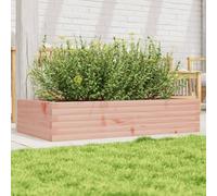 Fioriera da Giardino in Legno Massello di Douglas 110x60x23 cm - Cassetta per Piante Fiori Erbe Aromatiche Fioriera Esterna Robusta con Fondo Aperto Drenaggio - Ideale per Orto Balcone Terrazzo