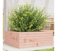 Fioriera da Giardino in Legno Massello di Douglas 60x60x23 cm, Cassetta per Piante Resistente con Fondo Aperto, Ideale per Fiori, Erbe Aromatiche e Orto, Decorazione Esterna Durevole e Naturale