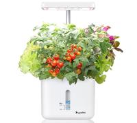 Fioriera da giardino per interni sistemi di coltivazione per piante da pavimento, piccolo sistema di giardinaggio intelligente con luce LED di crescita da 17 W, timer automatico, vaso di irrigazione