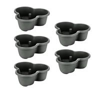 Fioriera da Giardino Verticale | Vaso Verticale Impilabile A 5 Livelli Con Foro Di Drenaggio,Fioriera Da Giardino Per Spazi Esterni,per Patio Balcone Deck Portico Terrazza Esterno Piante Frutti Rampic