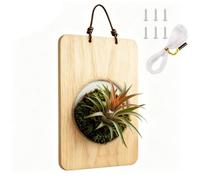 Fioriera da parete per orchidee Vaso in legno per felce corna di cervo | Cesto portapiante Adatto a Giardino, Cortile, Balcone, Camera da , Soggiorno, , Interni, Esterni, Casa